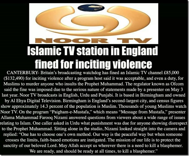 Islamic radio station fined