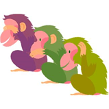 three monkeys