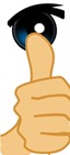 thumb in eye