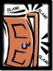 slam door