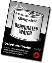 dehydrated water