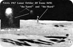 structures on the moon